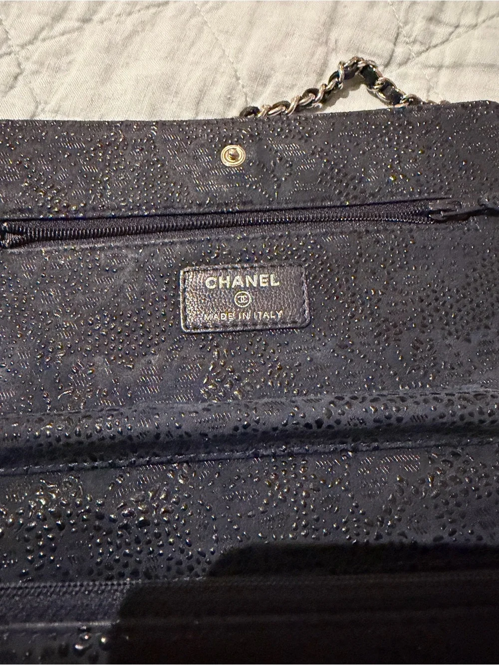 CHANEL goatskin woc